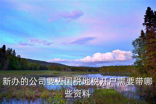 新辦的公司要去國(guó)稅地稅開(kāi)戶(hù)需要帶哪些資料