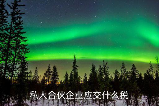 私營合伙企業(yè)交什么稅，私營企業(yè)都要交納哪些稅