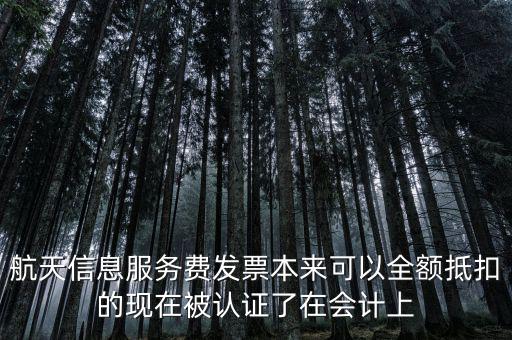 航信發(fā)票是什么，航天信息開(kāi)具的服務(wù)費(fèi)發(fā)票應(yīng)計(jì)入什么會(huì)計(jì)科目