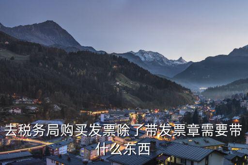 拿發(fā)票需要帶什么，去稅務(wù)局領(lǐng)發(fā)票需要帶什么資料去