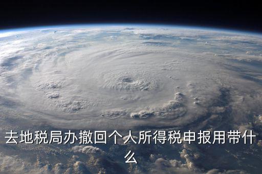 去地稅作廢申報(bào)需要帶什么影響，去地稅局辦撤回個(gè)人所得稅申報(bào)用帶什么