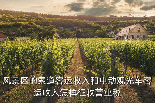 索道按什么收增值稅，風(fēng)景區(qū)的索道客運(yùn)收入和電動(dòng)觀光車客運(yùn)收入怎樣征收營(yíng)業(yè)稅