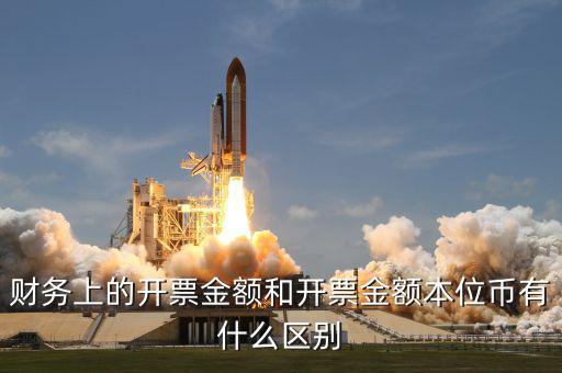 開票金額是什么，發(fā)票額是什么
