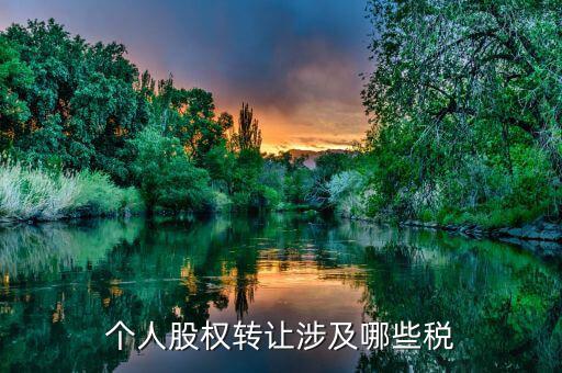 個(gè)人股權(quán)轉(zhuǎn)讓都涉及什么稅，法人股東股權(quán)轉(zhuǎn)讓分別涉及哪些稅種