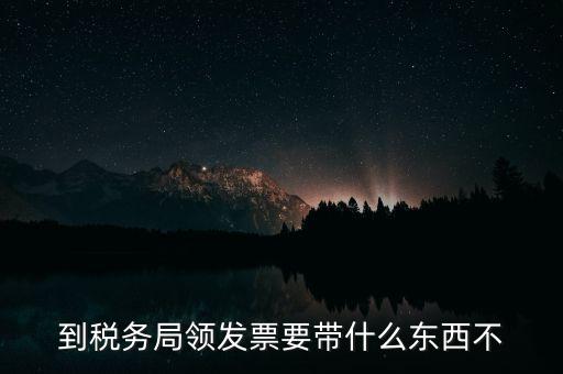 自助領發(fā)票需要什么資料，去稅務局領發(fā)票需要帶什么資料去
