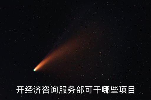 咨詢服務(wù)有什么進(jìn)項(xiàng)，開經(jīng)濟(jì)咨詢服務(wù)部可干哪些項(xiàng)目