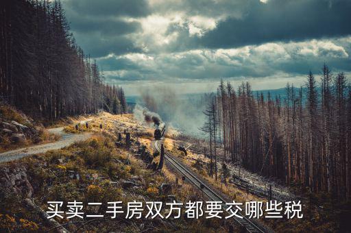 買賣合同要交什么稅，房屋買賣要交哪些稅