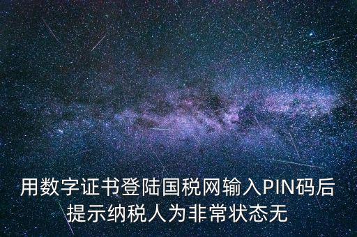 國(guó)稅pin碼是什么，機(jī)構(gòu)代碼的ca證書(shū)的PIN碼是什么我用CA證書(shū)登陸國(guó)稅時(shí)提示詳細(xì)