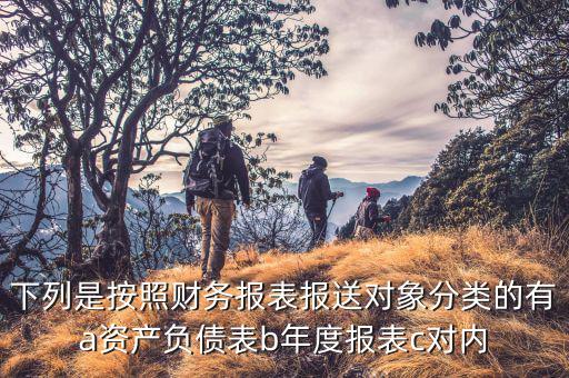 財(cái)務(wù)報(bào)表報(bào)送小類選什么，下列是按照財(cái)務(wù)報(bào)表報(bào)送對象分類的有a資產(chǎn)負(fù)債表b年度報(bào)表c對內(nèi)