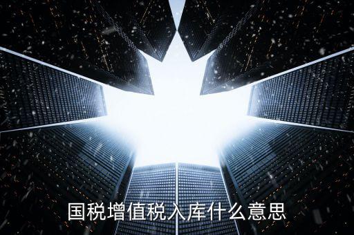 國(guó)稅官網(wǎng)的稅庫(kù)銀是什么意思，國(guó)稅增值稅入庫(kù)什么意思