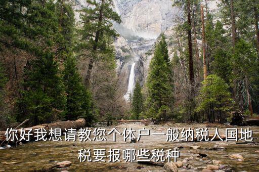 一般納稅人地稅交什么稅，地稅應(yīng)交哪些稅