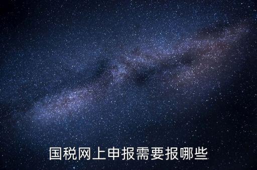 網(wǎng)上申報(bào)國稅需要什么，去國稅辦稅大廳申報(bào)網(wǎng)上申報(bào)資格需要什么