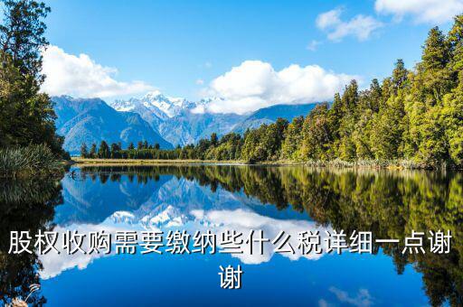 股權收購要交什么稅，股權收購需要繳納哪些稅費繳納稅費的是收購方還是轉讓方