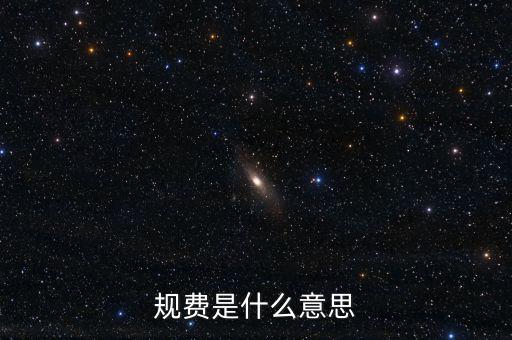 地稅規(guī)費科是什么意思，規(guī)費是什么意思