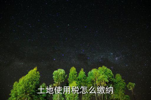 交土地使用稅需要什么，獲得土地使用權需要交什么稅