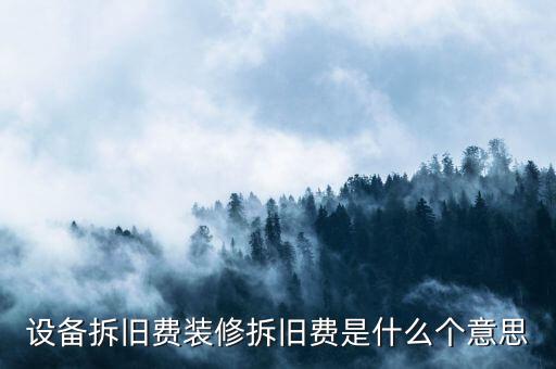 地稅拆舊費(fèi)是什么意思，地稅稅費(fèi)什么意思
