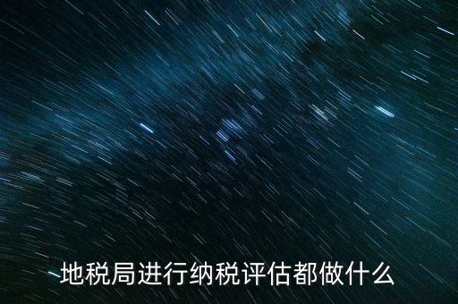 為什么要做納稅評估，有關納稅評估