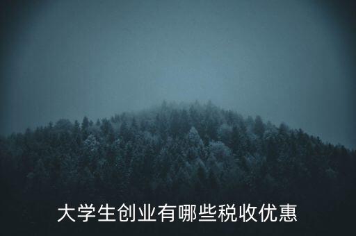 學(xué)校有什么稅收優(yōu)惠，大學(xué)生創(chuàng)業(yè)有哪些稅收優(yōu)惠