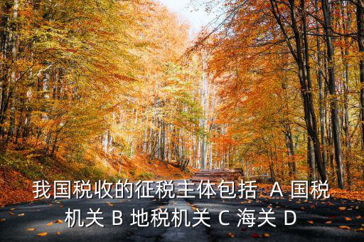 征收稅收的主體是什么，我國(guó)稅收的征稅主體包括  A 國(guó)稅機(jī)關(guān) B 地稅機(jī)關(guān) C 海關(guān) D