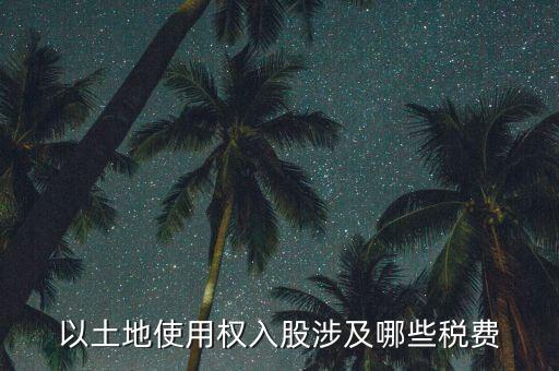 土地使用權要交什么稅，土地使用稅按什么交