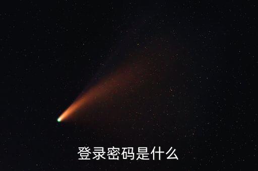 稅收調(diào)查的登錄密碼是什么，登錄密碼是什么