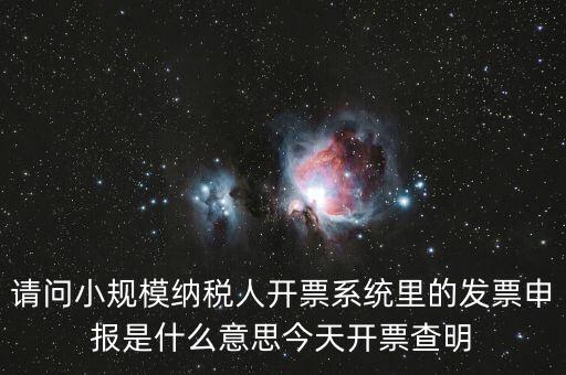 開(kāi)票申報(bào)是什么，浪潮稅控開(kāi)票軟件寫(xiě)卡報(bào)數(shù)后到稅務(wù)所申報(bào)是什么意思啊需要帶哪些