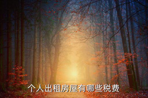 出租自建房屋交什么稅，自建廠(chǎng)房出租須交納什么稅