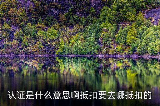 什么是發(fā)票認(rèn)證抵扣，發(fā)票認(rèn)證是什么意思