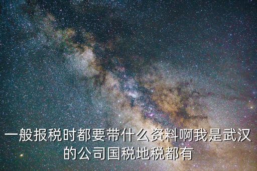 武漢國稅年報(bào)是什么，武漢市地稅國稅報(bào)稅截至日期分別是什么時(shí)候