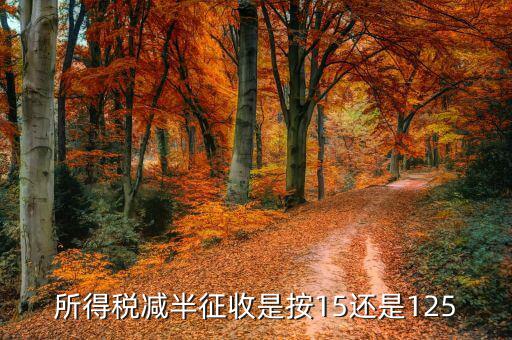 企業(yè)所得稅減半征稅是什么減半，技術(shù)轉(zhuǎn)讓收入減半征收企業(yè)所得稅 減的是收入還是稅率