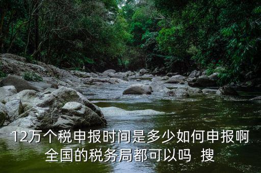 12萬申報(bào)12萬指什么時(shí)候，個(gè)稅12萬申報(bào)時(shí)間