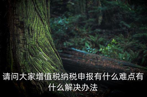 納稅人辦稅的難點堵點痛點是什么，企業(yè)增值稅納稅籌劃研究過程中有哪些難點