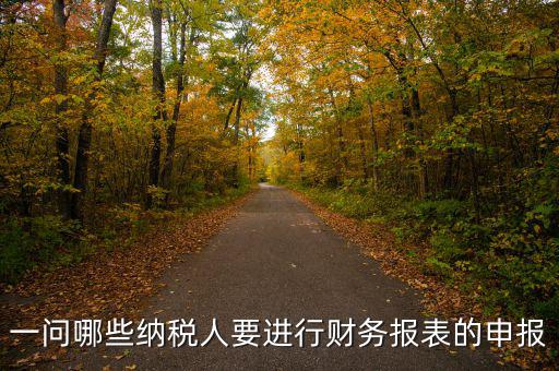 什么單位需要委托代征申報(bào)表，一問(wèn)哪些納稅人要進(jìn)行財(cái)務(wù)報(bào)表的申報(bào)