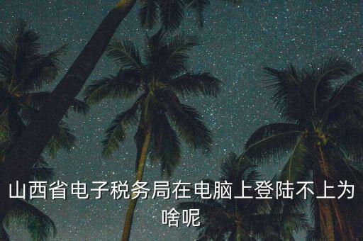 電子稅務局為什么登不上了，河北省國家稅務局網上辦稅服務廳怎么登錄不了