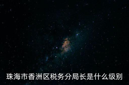 稅務局分局長算是什么等級，金河鎮(zhèn)稅務務局局長是什么級別