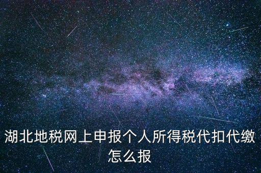 湖北地稅如何網(wǎng)上申報(bào)，湖北省地稅新的報(bào)稅系統(tǒng)里核定的公司稅種在申報(bào)表里面沒有看