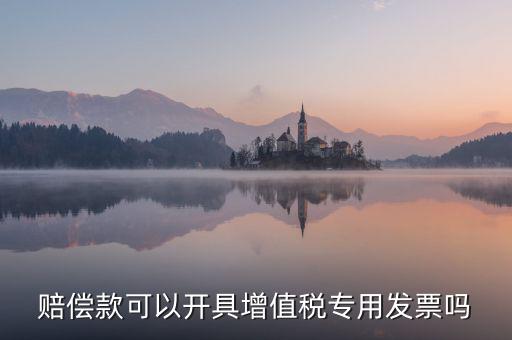 收客戶賠償金如何開票，賠償款可以開具增值稅專用發(fā)票嗎