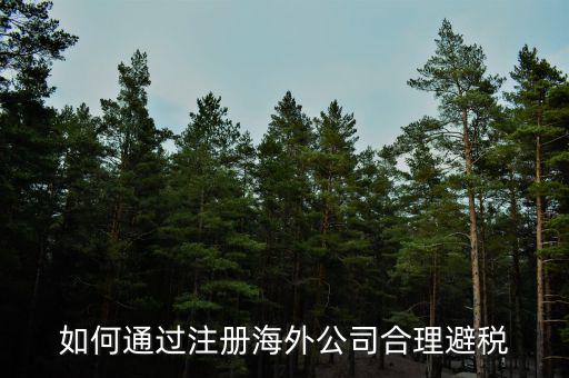 在境外注冊(cè)子公司如何避所得稅，離岸公司如何避個(gè)稅