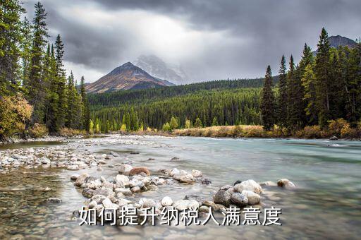 如何提升納稅人滿(mǎn)意度