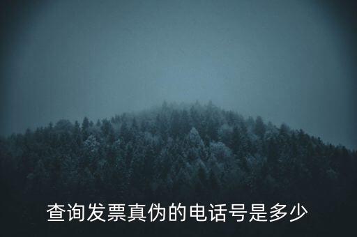 電話如何查詢發(fā)票真?zhèn)尾樵?，查詢發(fā)票真?zhèn)蔚碾娫捥柺嵌嗌?/></a></span><span id=