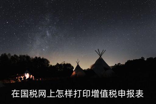 陜西國稅局網(wǎng)頁版如何查詢打印，在國稅網(wǎng)上怎樣打印增值稅申報表