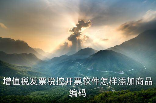 開(kāi)票軟件如何導(dǎo)入商品編碼，怎樣增加發(fā)票商品編碼