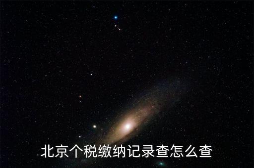 北京如何查詢(xún)個(gè)稅繳費(fèi)記錄查詢(xún)密碼，北京個(gè)稅繳納記錄查怎么查