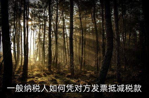 成本票如何抵減增值稅，一般納稅人如何憑對方發(fā)票抵減稅款