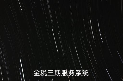 如何編制金稅三期系統(tǒng)查詢手冊，金稅三期服務(wù)系統(tǒng)