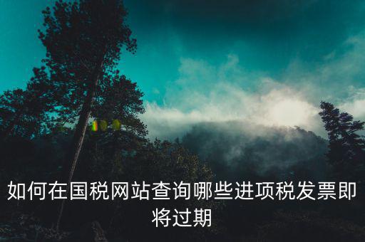 稅務(wù)局如何查進(jìn)項票，營改增了如何抵扣呢怎么去查詢發(fā)票進(jìn)項信息