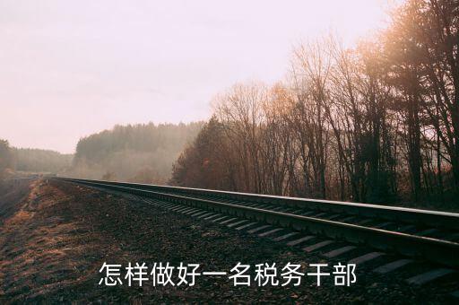 稅務(wù)干部如何在機(jī)構(gòu)改革中有所作為，怎樣做好一名稅務(wù)干部