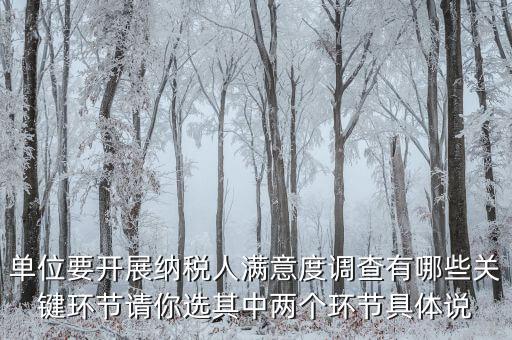 如何開展走訪提升納稅人滿意度，怎么提高納稅人滿意度