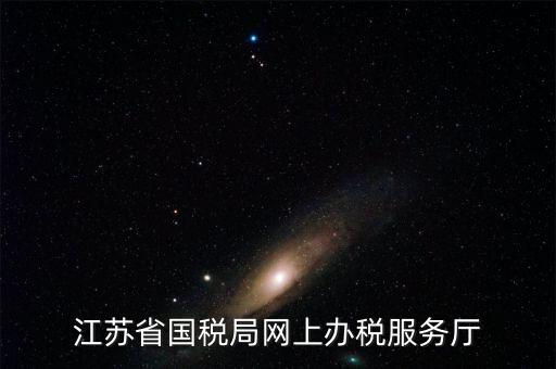 江蘇省國稅局網上辦稅服務廳
