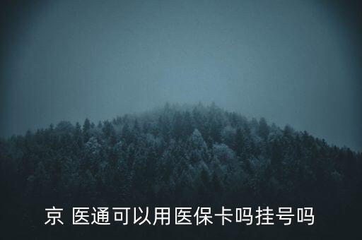 京 醫(yī)通可以用醫(yī)?？▎釖焯枂? class=